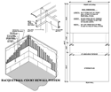 Racquetball, Squash Court, ReWall and Glass Wall Drawings 