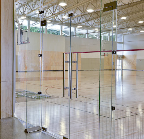 Gymnasium Glass Wall Systems
