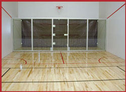 Construction, installation and building of racquetball courts for homes, gyms, sports centers and athletic clubs
